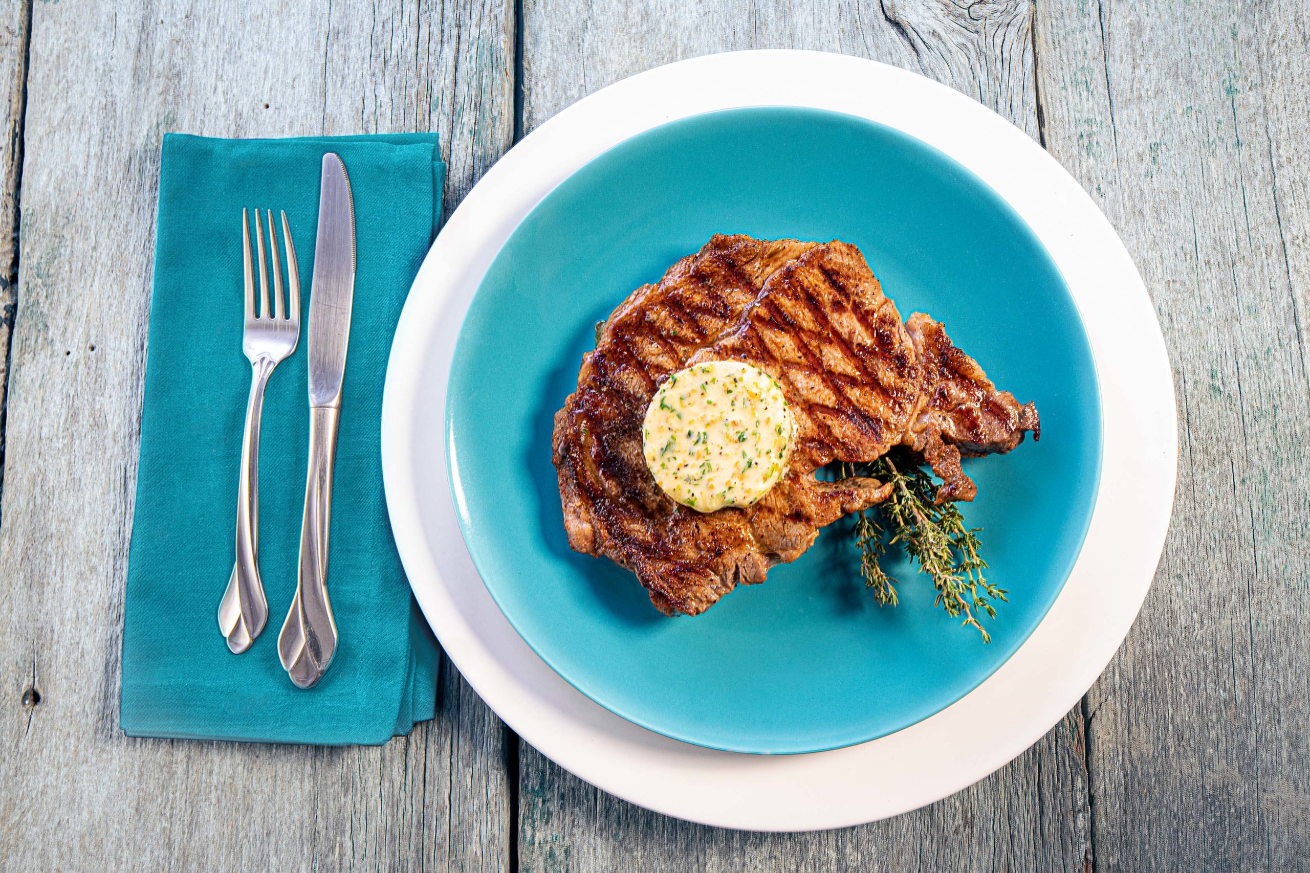 Grilled Florida Ribeye With Herb Citrus Butter Fresh From Florida 